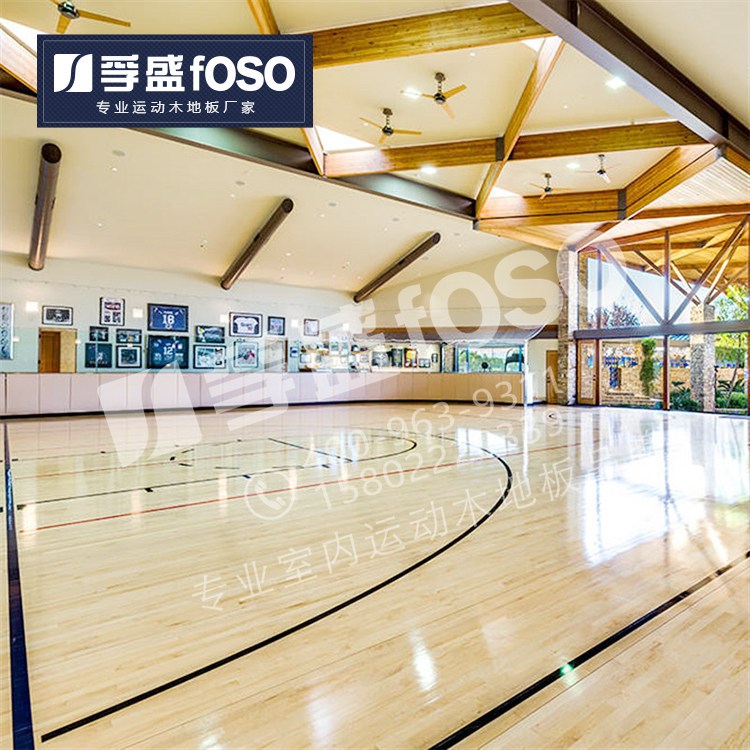 籃球場體育木地板